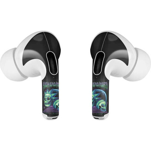 Adult Swim Rick and Morty Neon Skulls Apple AirPods Pro Skin